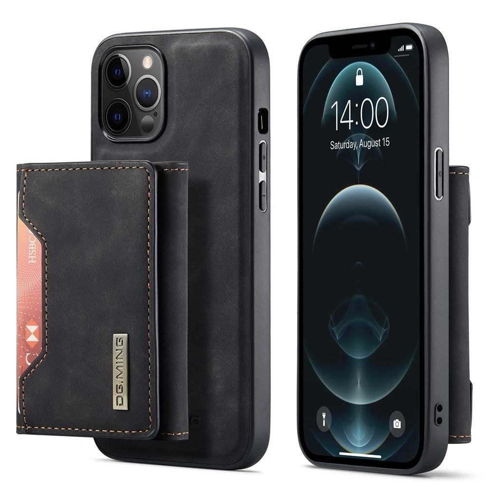 Black iPhone‎ 13 ProMax DG.Ming M2 Series Magnetic 2-in-1 Wallet Case